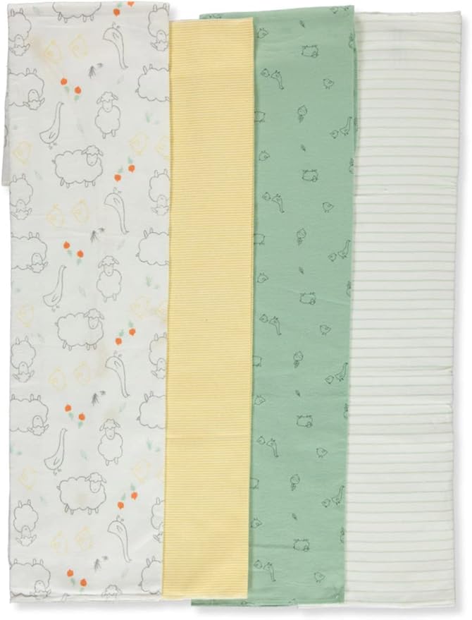 Carter's Baby Unisex 4-Pack Receiving Blankets - Image 2