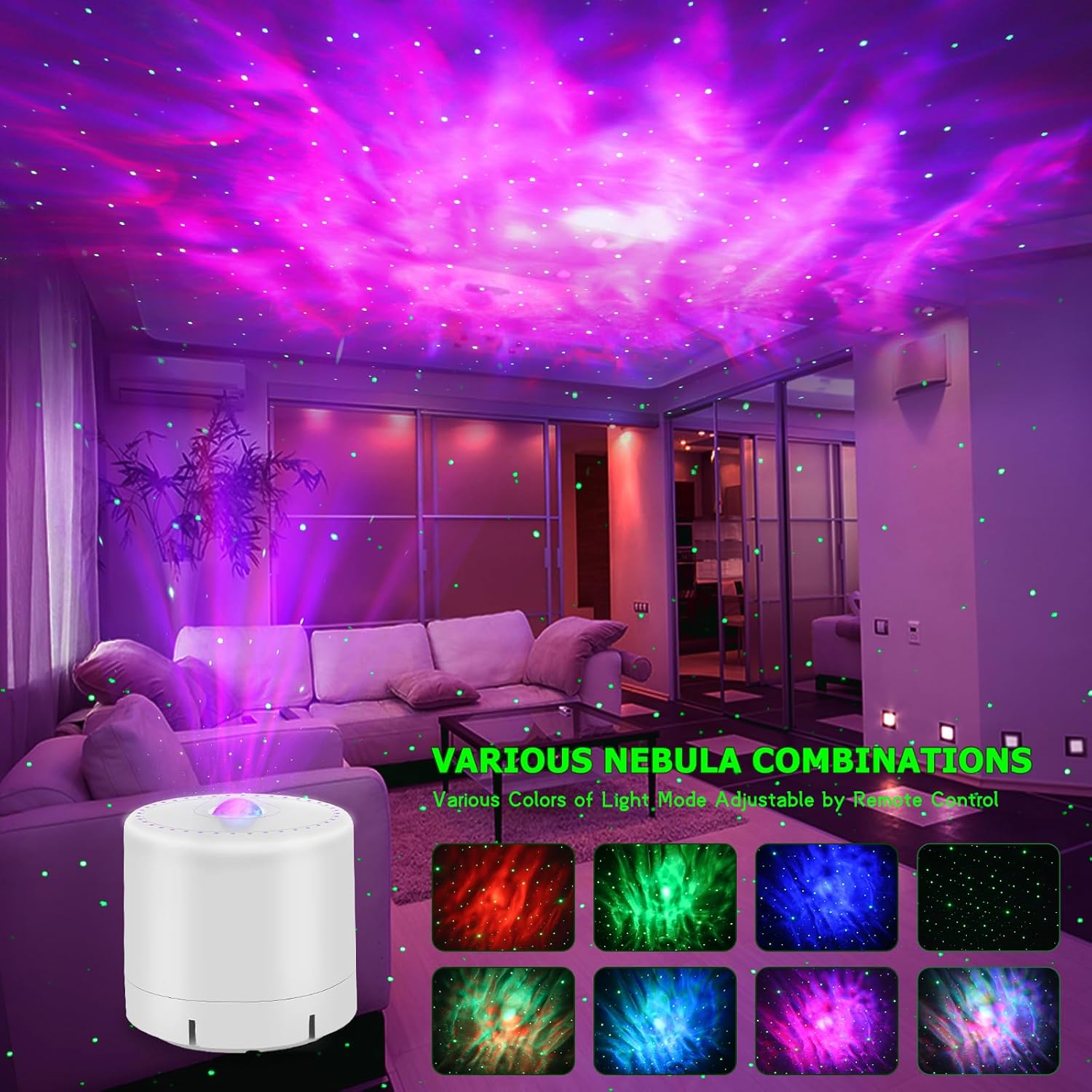 Galaxy Projector,Star Projector with Timer and Remote Control - Image 4