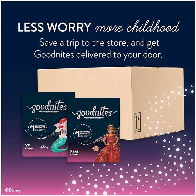 Goodnites Bedtime Pants for Girls, Small/Medium, 74 Count - Image 4