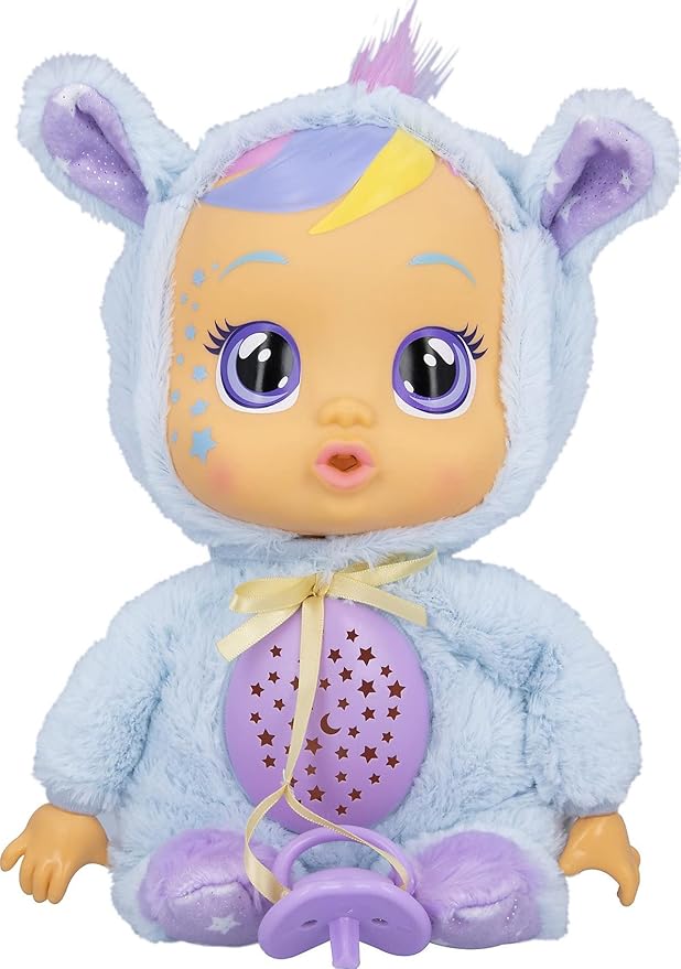 Cry Babies Goodnight Jenna β 12" Baby Doll with Lullabies & Starry Night Projection - Image 6