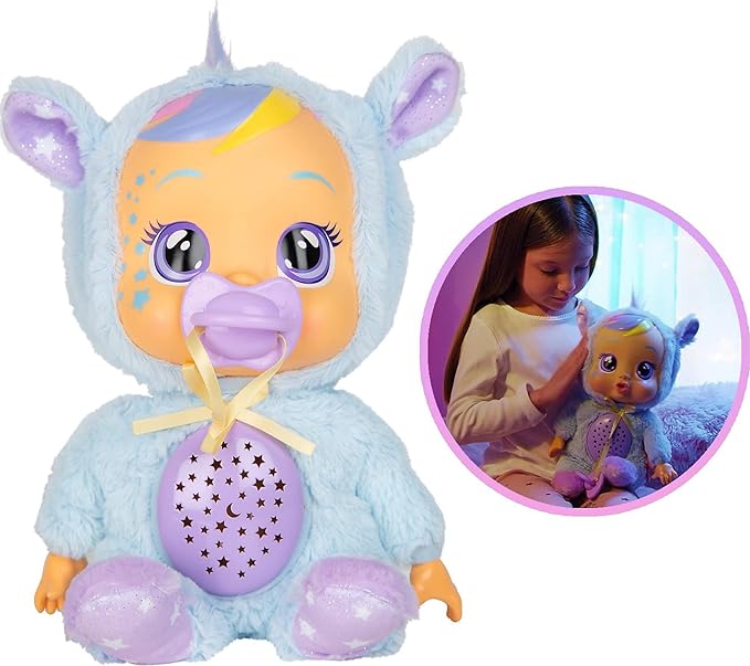 Cry Babies Goodnight Jenna β 12" Baby Doll with Lullabies & Starry Night Projection - Image 2
