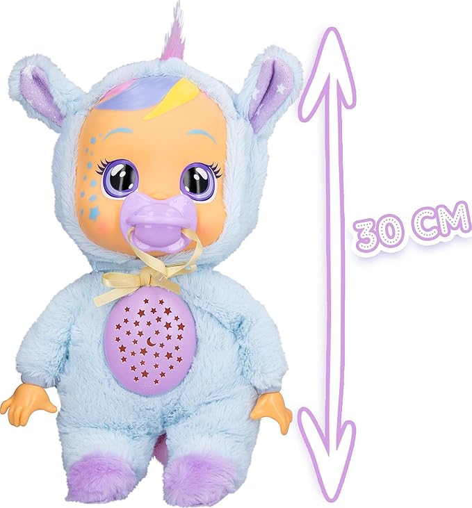 Cry Babies Goodnight Jenna β 12" Baby Doll with Lullabies & Starry Night Projection - Image 3