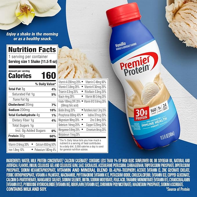 Premier Protein Shake, Vanilla & Cream - Image 5