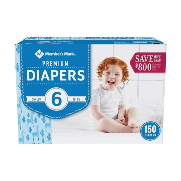 Member's Mark Premium Baby Diapers, Size 6