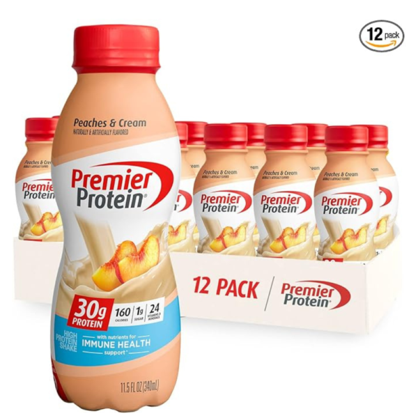Premier Protein Shake, Peaches & Cream