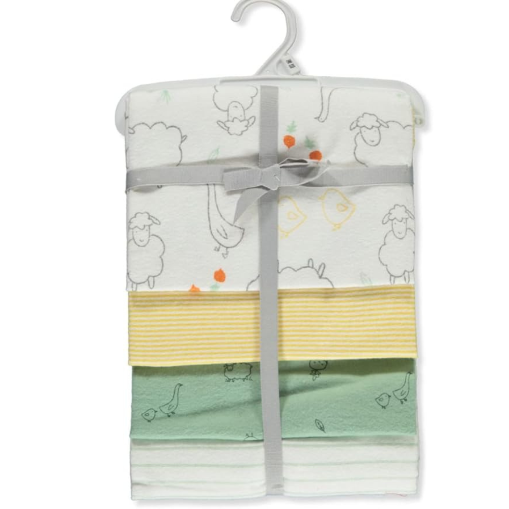 Carter's Baby Unisex 4-Pack Receiving Blankets