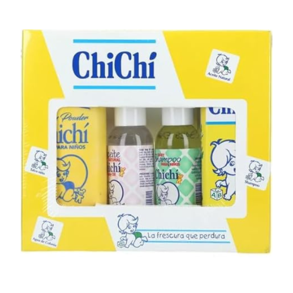 Chichi Baby Care Kit – Cologne, Powder, Oil & Shampoo Set