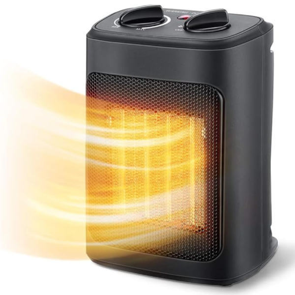 1500W Portable Electric Space Heater with Thermostat