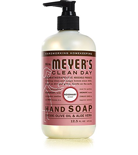 MRS. MEYER'S CLEAN DAY hand soap Scent Variety Pack of 6, Rosemary + Basil + Geranium + Honeysuckle + Lavender + Lemon Verbena - Image 7