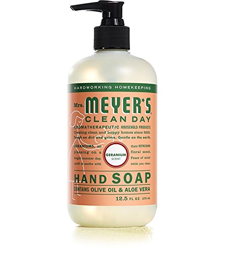 MRS. MEYER'S CLEAN DAY hand soap Scent Variety Pack of 6, Rosemary + Basil + Geranium + Honeysuckle + Lavender + Lemon Verbena - Image 5