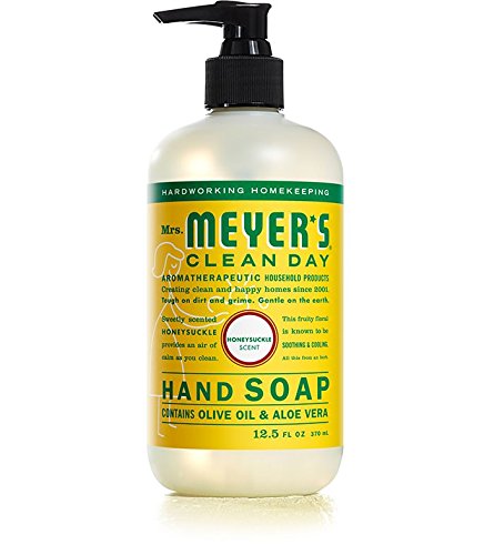 MRS. MEYER'S CLEAN DAY hand soap Scent Variety Pack of 6, Rosemary + Basil + Geranium + Honeysuckle + Lavender + Lemon Verbena - Image 4