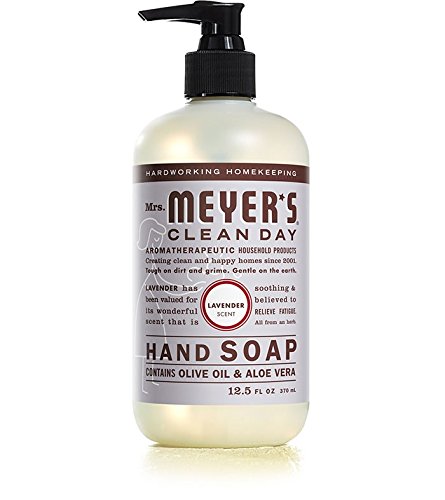MRS. MEYER'S CLEAN DAY hand soap Scent Variety Pack of 6, Rosemary + Basil + Geranium + Honeysuckle + Lavender + Lemon Verbena - Image 3