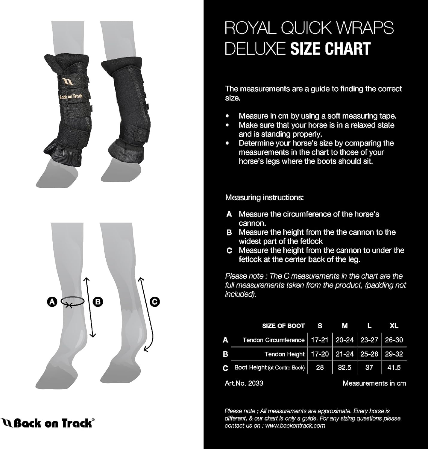 Back on Track Royal Quick Wraps Deluxe, Supportive Protective Horse Leg Wraps - Image 6