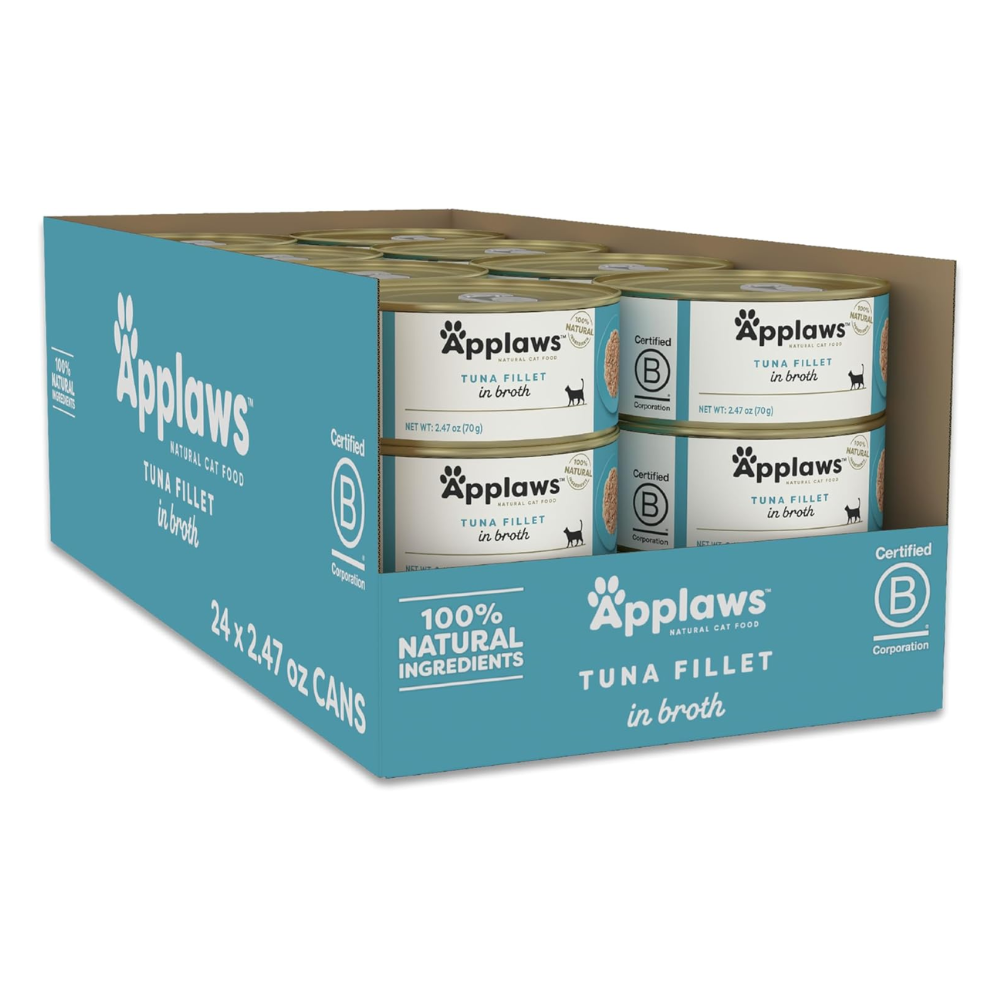 Applaws Natural Wet Cat Food, 24 Pack, Limited Ingredient Canned Wet Cat Food