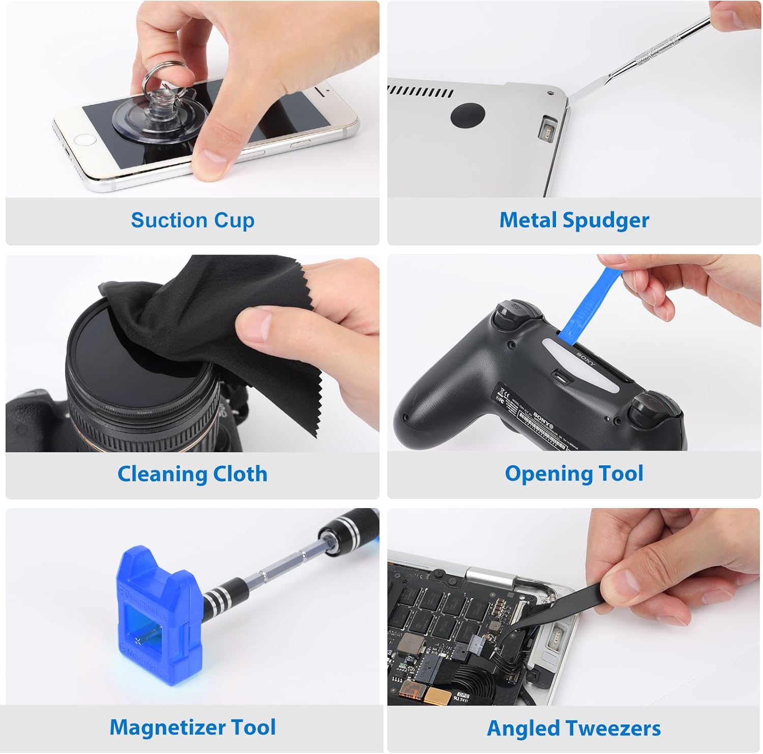 STREBITO Electronics Precision Screwdriver Sets 142-Piece with 120 Bits Magnetic Repair Tool Kit - Image 6