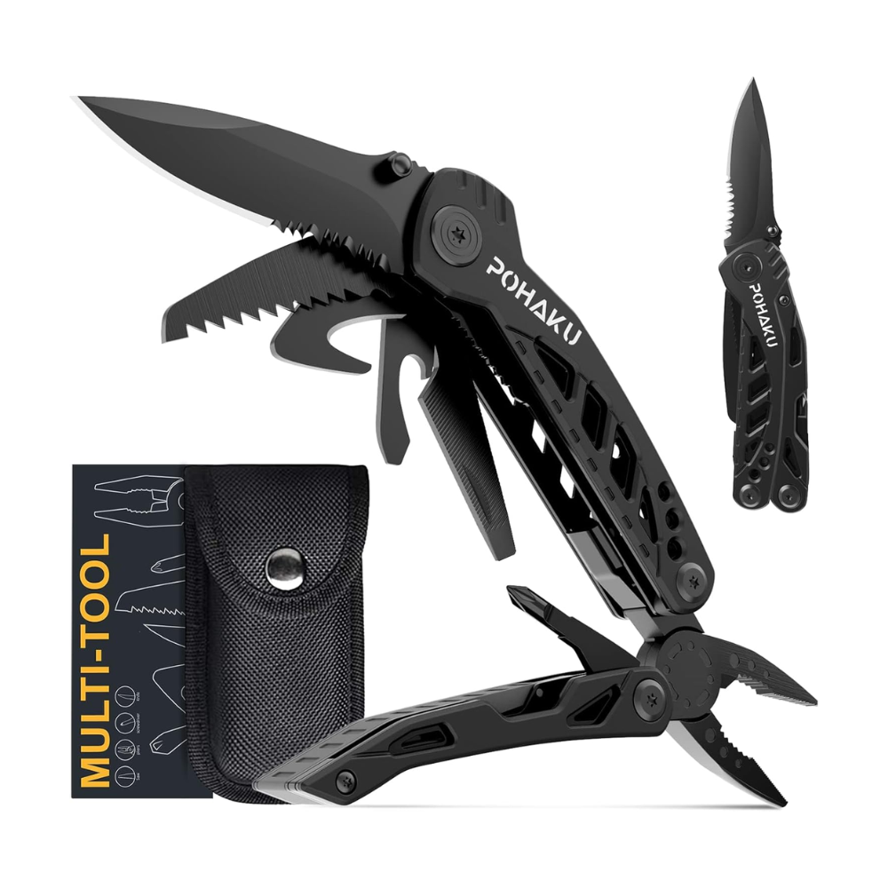 Pohaku Multitool Knife,13 in 1